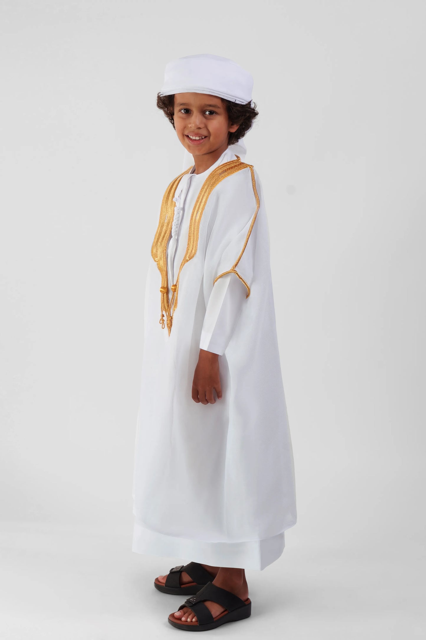 Premium White color Bisht for kids