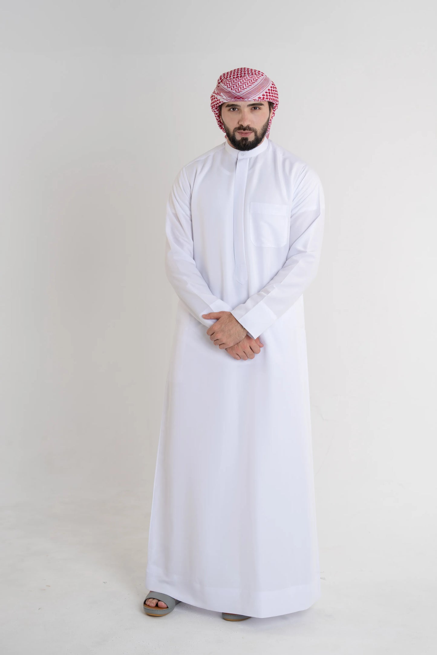 Kuwaiti Kandora Gold Edition – Premium Italian Fabric