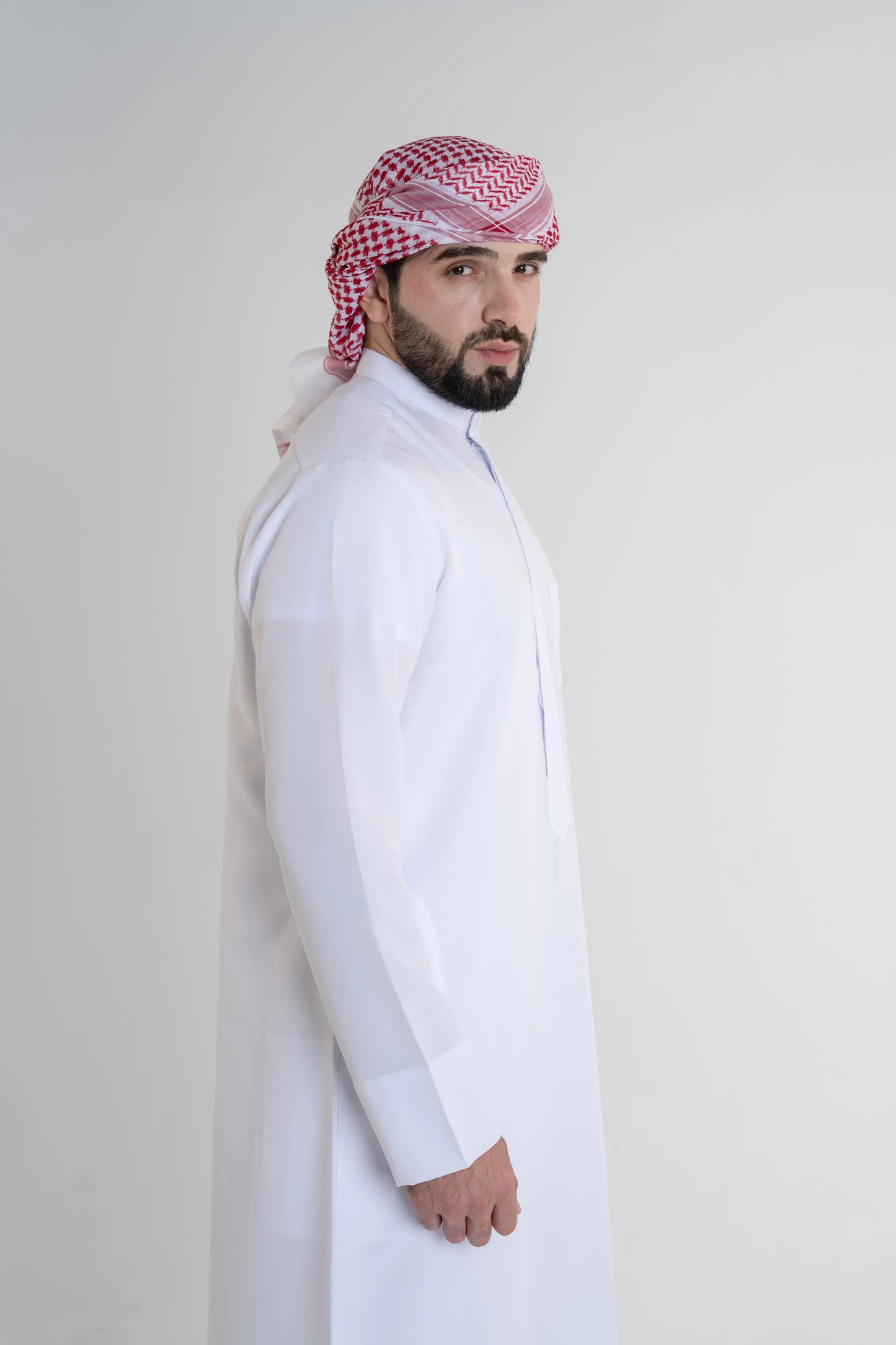 Kuwaiti Kandora Gold Edition – Premium Italian Fabric