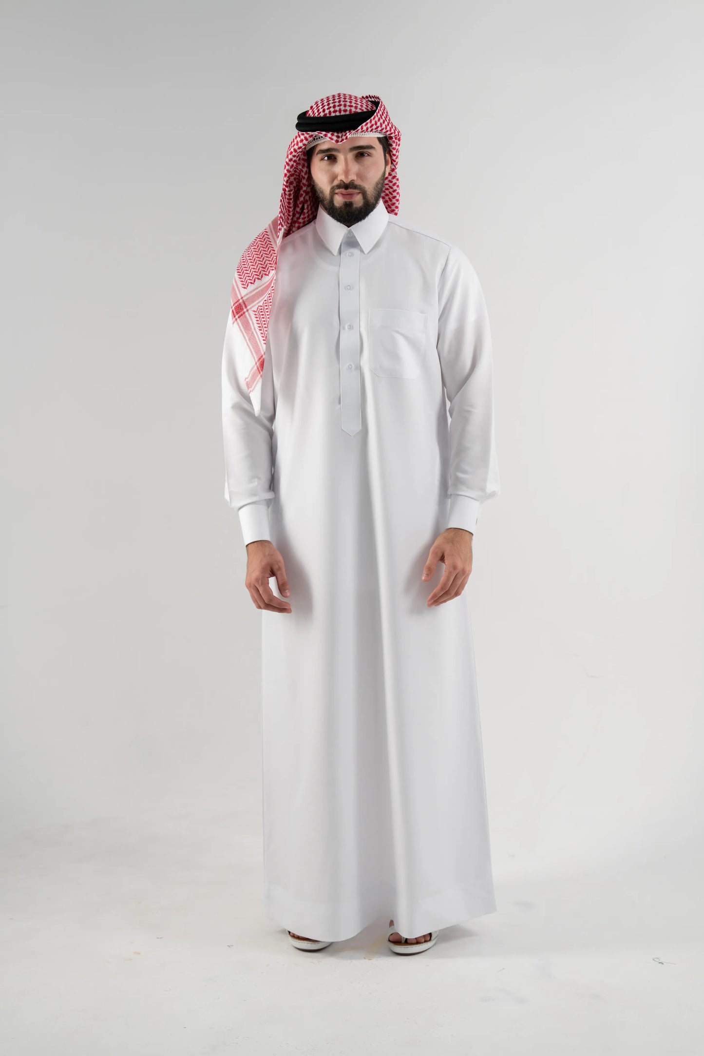 Qatari Kandora Silver Edition