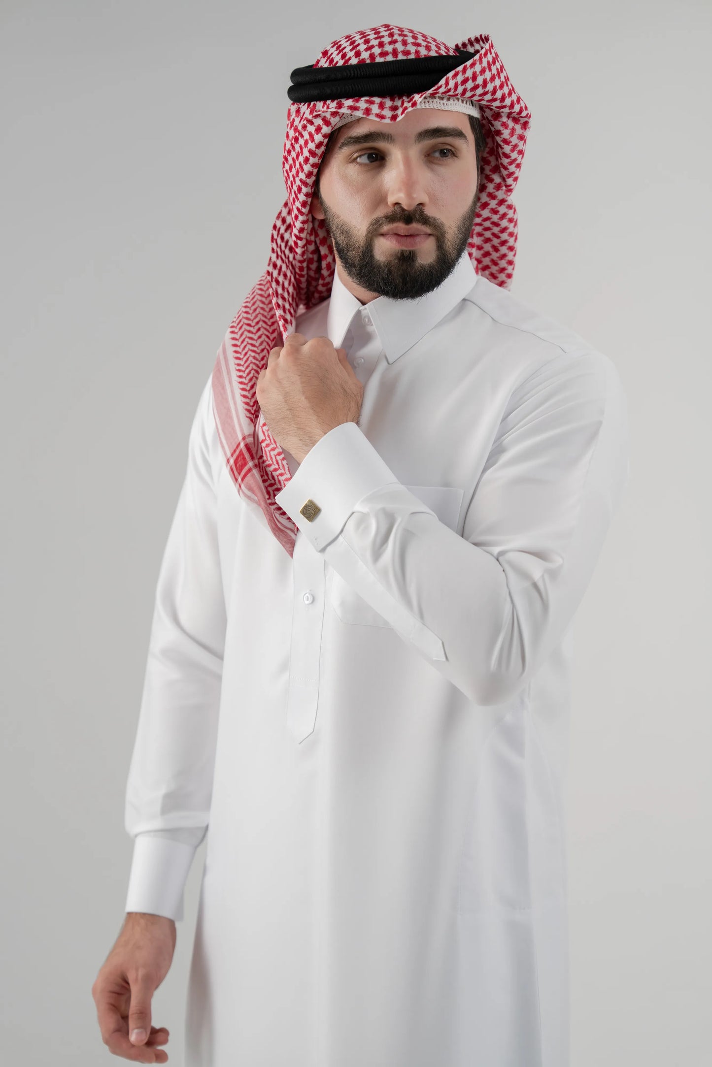 Qatari Kandora Silver Edition