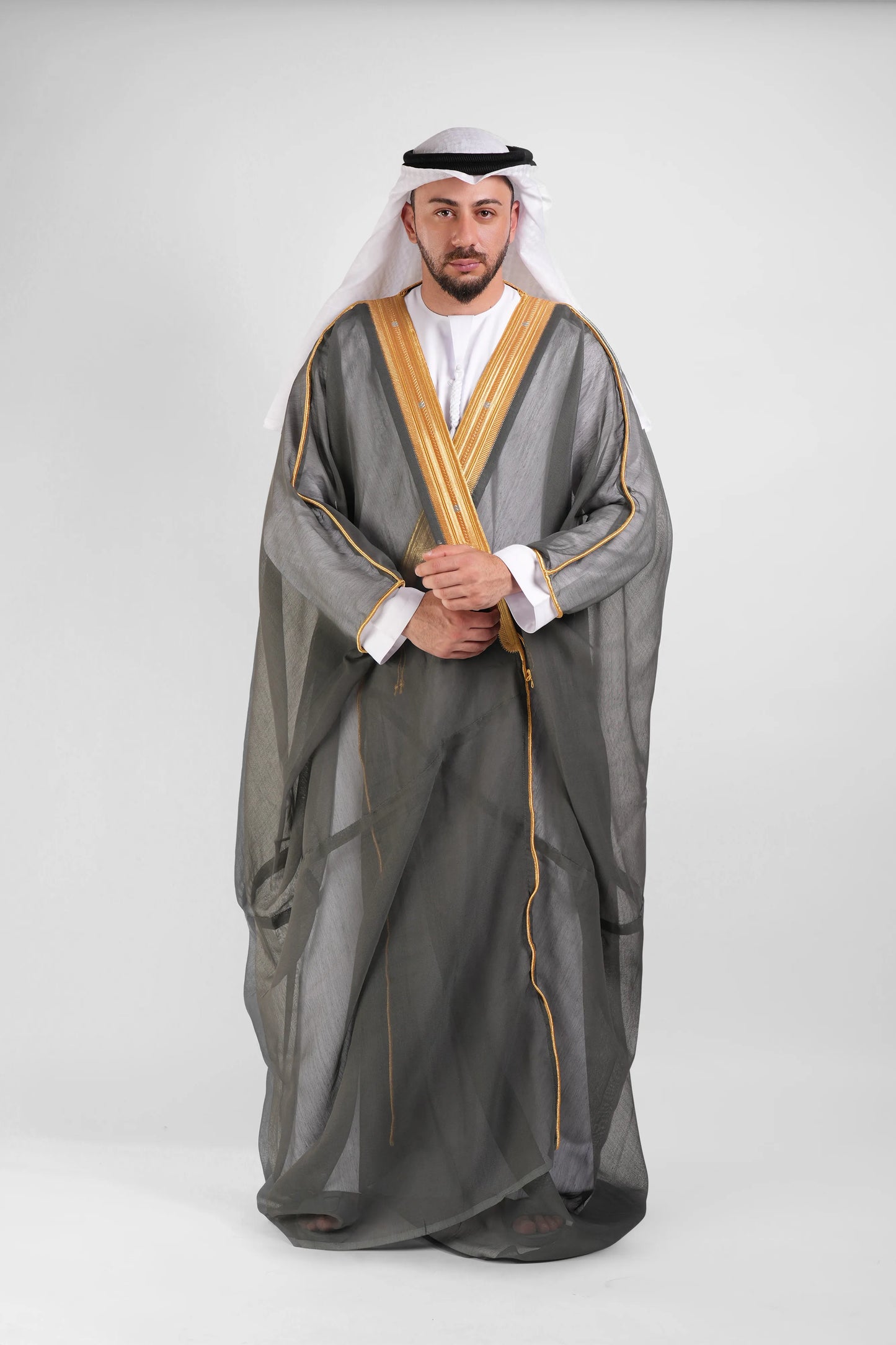Graphite Grey Malaki Bisht
