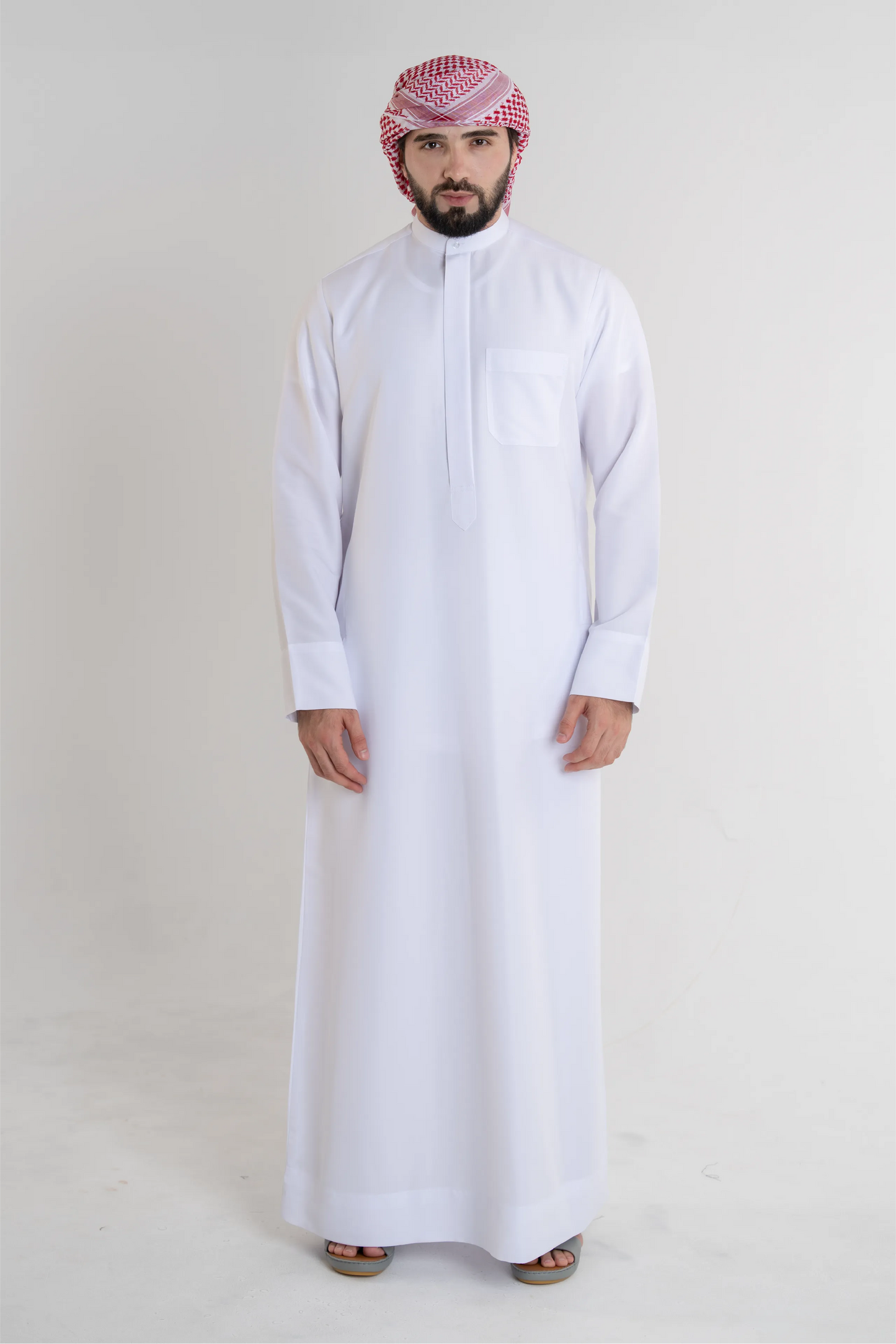 Kuwaiti Kandora Gold Edition – Premium Italian Fabric