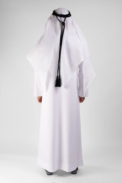 Emirati Classic Kandora Silver Edition