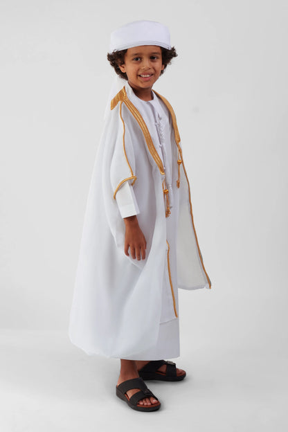 Premium White color Bisht for kids