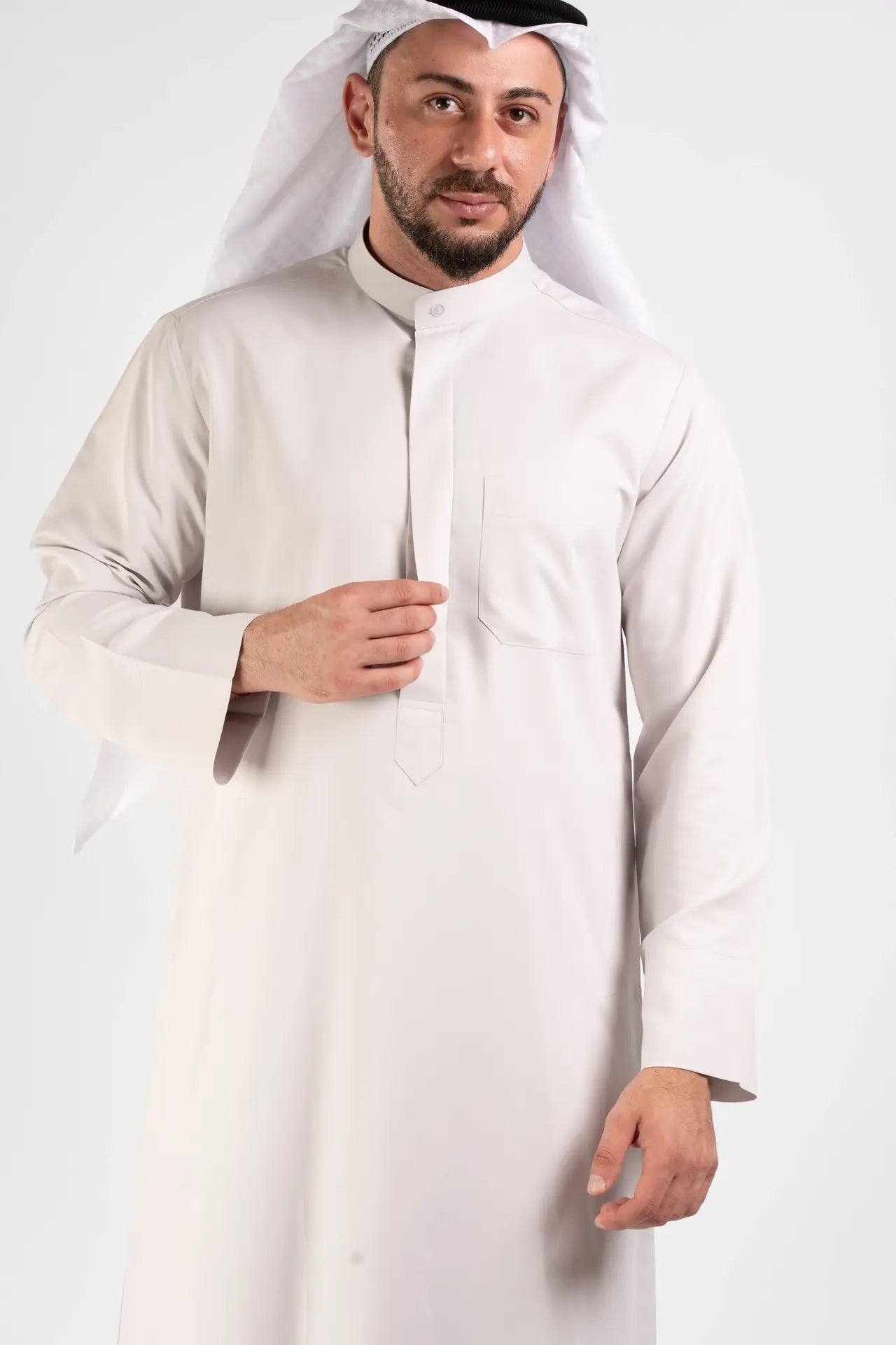 Kuwaiti Kandora Silver Edition