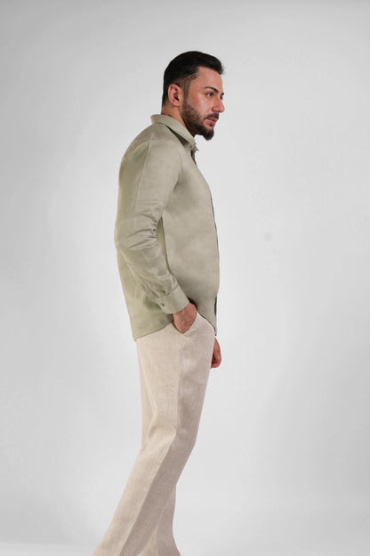 Premium Full Sleeve Linen Shirt