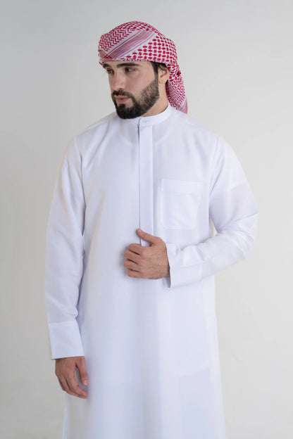 Kuwaiti Kandora Gold Edition – Premium Italian Fabric