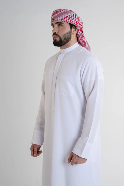 Kuwaiti Kandora Gold Edition – Premium Italian Fabric
