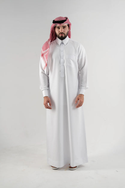 Qatari Kandora Gold Edition – Premium Italian Fabric