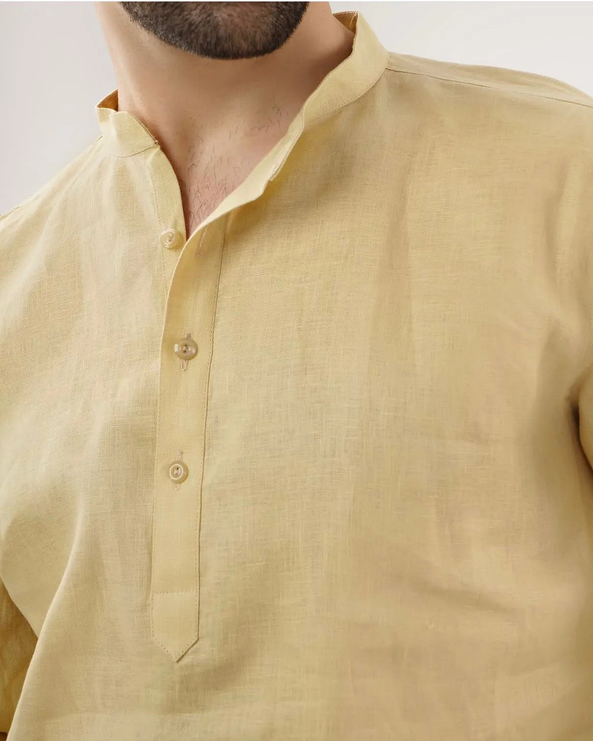 Linen Kurti Style Shirt