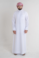 Kuwaiti Kandora Gold Edition – Premium Italian Fabric