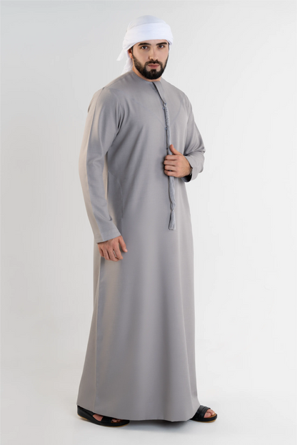 Emirati Classic Kandora Gold Edition – Premium Italian Fabric